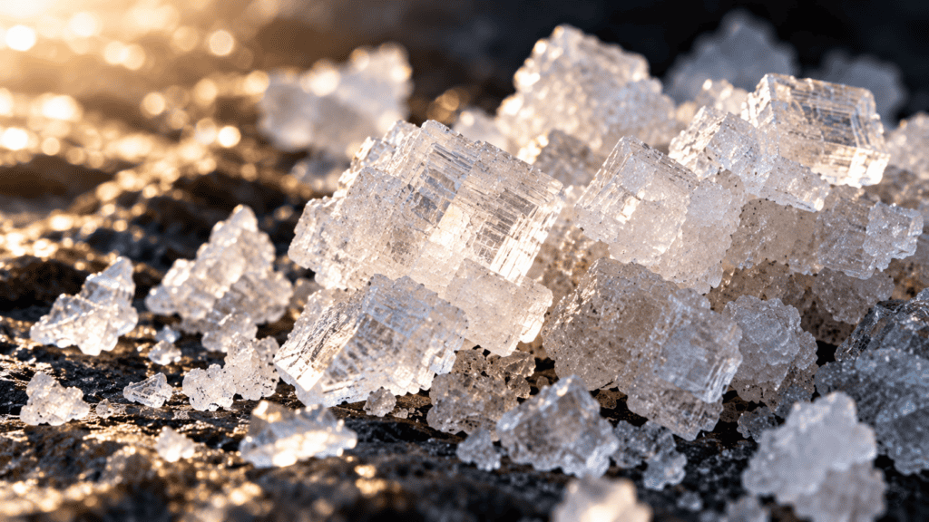 Macro view of salt - Salt benefits you may not know